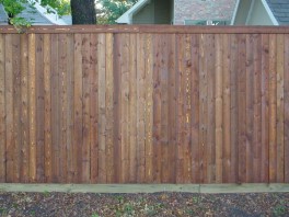 Flat-top fence photo